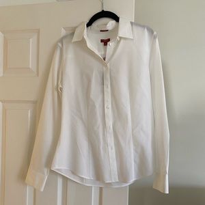 New with tags Talbots wrinkle resistant button up